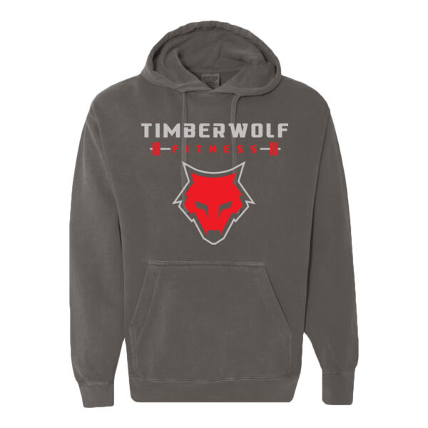 Comfort Colors Unisex Garment Dyed Hooded Sweatshirt - Printed Logo Thumbnail