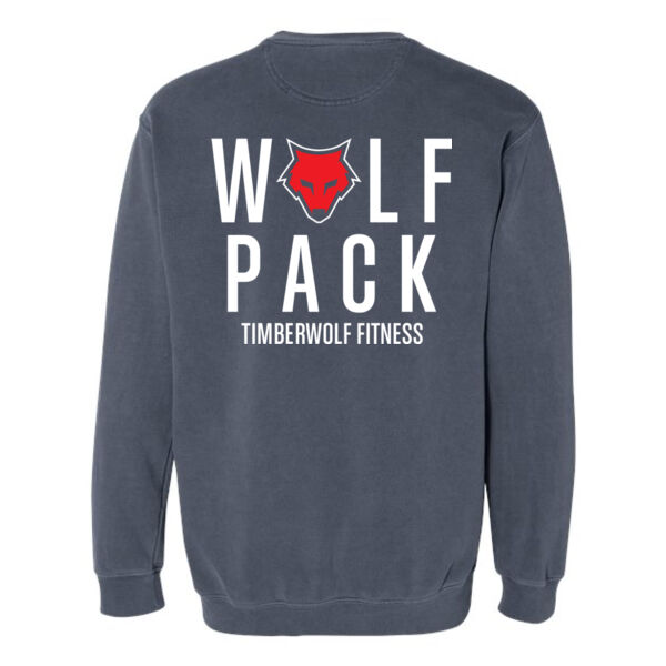 Comfort Colors Unisex Garment Dyed Crewneck Sweatshirt - Printed Logos Thumbnail