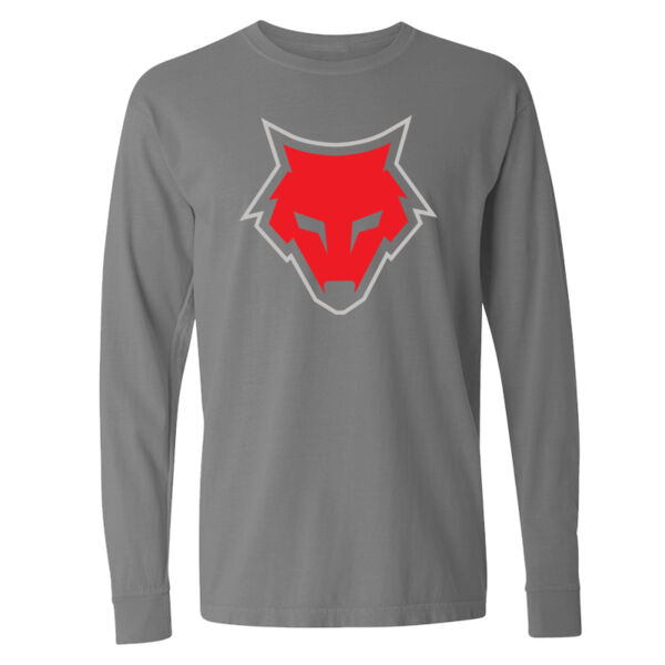 Comfort Colors Unisex Garment Dyed Heavyweight Long Sleeve - Printed Logos Thumbnail