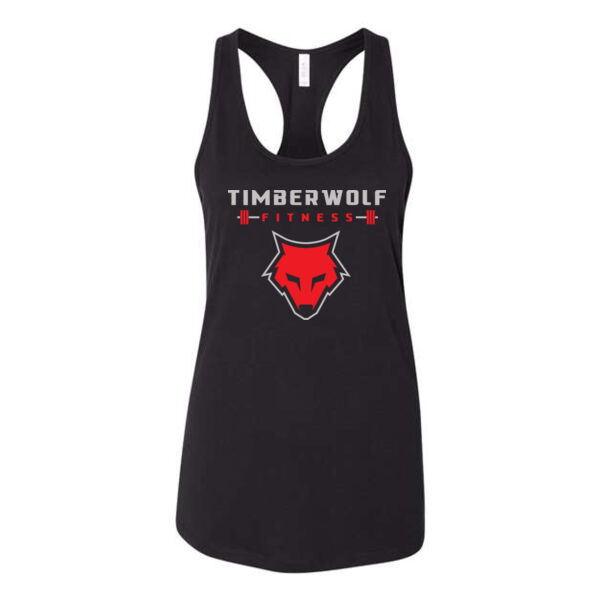 BELLA + CANVAS Womens Jersey Racerback Tank - Printed Logo Thumbnail