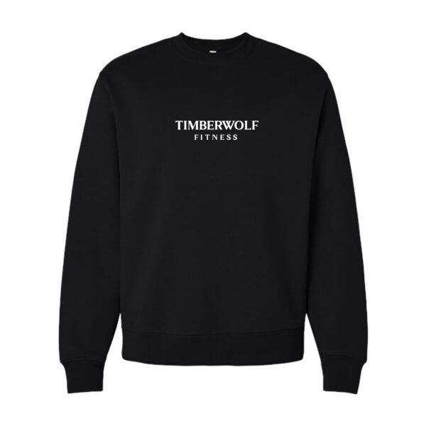 Bella + Canvas Unisex 10 oz. Heavyweight Crewneck Sweatshirt - Embroidered Logo Thumbnail