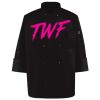 Ten Pearl Button Black Chef Coat Thumbnail