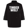 Ten Pearl Button Black Chef Coat Thumbnail