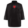 Black Knot Button Chef Coat Thumbnail