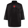 Black Knot Button Chef Coat Thumbnail